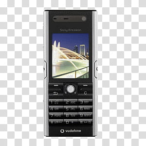 gray Sony Ericsson candybar phone transparent background PNG clipart