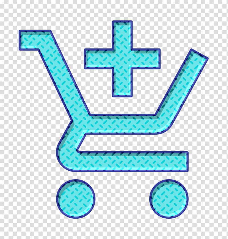 add icon cart icon shopping icon, Turquoise, Aqua, Electric Blue, Symbol transparent background PNG clipart