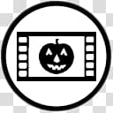 hoclauIcons for Meedio, videoshalloween transparent background PNG clipart