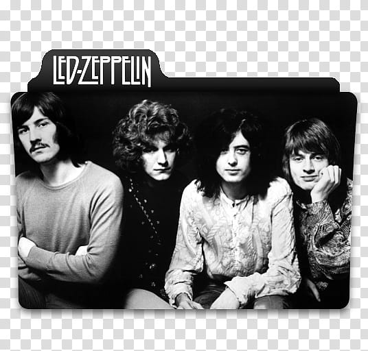 Led Zeppelin Folders, Led Zeppelin_ transparent background PNG clipart