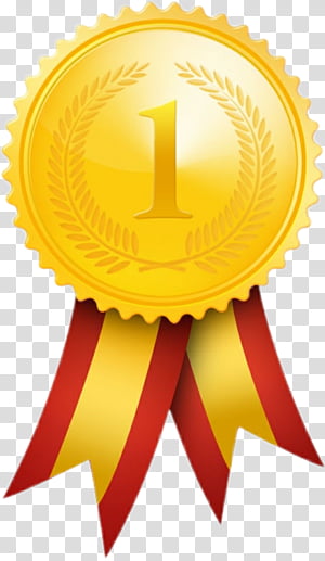 Cartoon Gold Medal, Award, Trophy, Prize, Ribbon, Gold Trophy, Logo, Emblem  transparent background PNG clipart | HiClipart