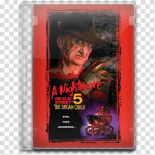 Movie Icon , A Nightmare on Elm Street , The Dream Child transparent background PNG clipart