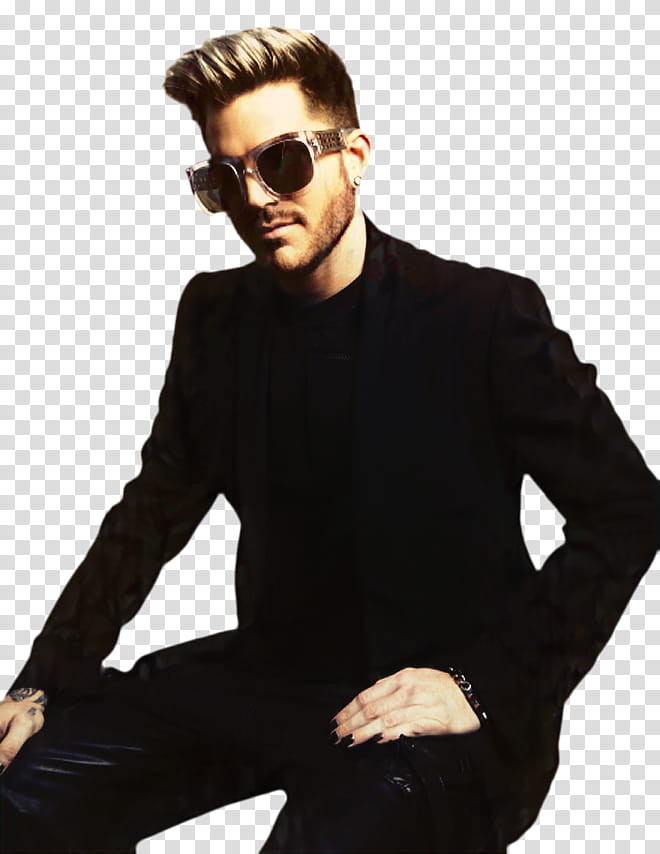 Sunglasses, Adam Lambert, American Idol, Music, Queenadam Lambert, Blazer, Shirtless, Singer transparent background PNG clipart