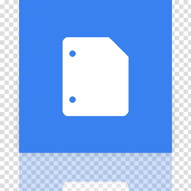 Metro UI Icon Set  Icons, Google Docs_mirror, blue background with square white frame illustration transparent background PNG clipart