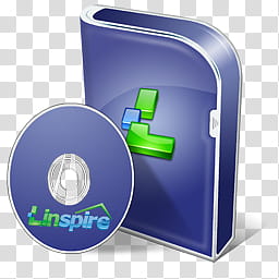 Boxes vista like OS, box linspire disc icon transparent background PNG clipart