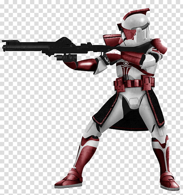 Commander Zward, Star Wars character holding rifle transparent background PNG clipart