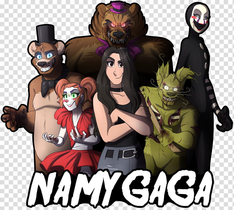 FNAF EPIC MASHUP ESP Namy Gaga transparent background PNG clipart
