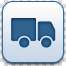 Albook extended blue , blue box truck icon transparent background PNG clipart