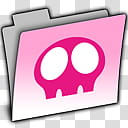 THE ULTIMATE COLLECTION, PINK AQUALESS SKULLY icon transparent background PNG clipart