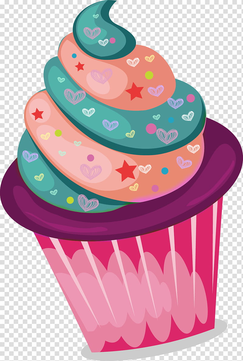 Pink Birthday Cake, Cupcake, Ice Cream, Bakery, Cupcake Girl, Dessert, Fruitcake, Biscuits transparent background PNG clipart