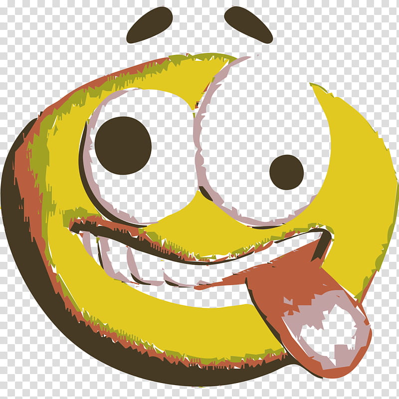 Mouth, Crazy, Smiley, Drawing, Cartoon, Yellow, Emoticon, Facial Expression transparent background PNG clipart