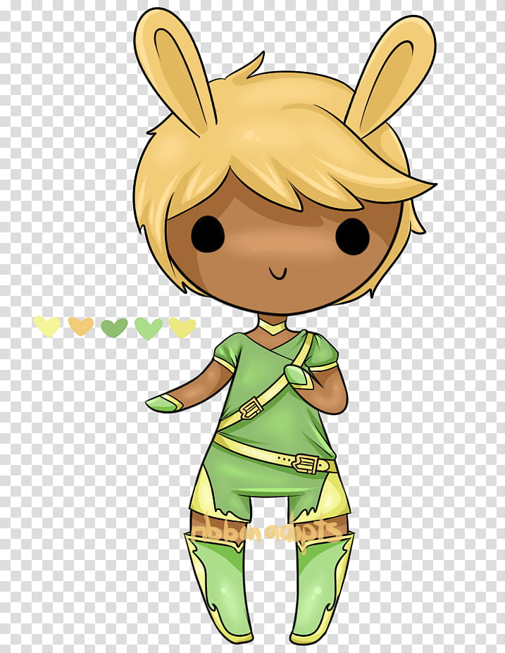 Boy, Green, Yellow, Cartoon, Male, Smile, Rabbit, Plant transparent background PNG clipart