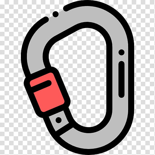 Climbing Line, Abseiling, Carabiner, Symbol, Sports Equipment, Logo transparent background PNG clipart