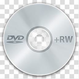 iVista  s, gray DVD +RW disc illustration transparent background PNG clipart