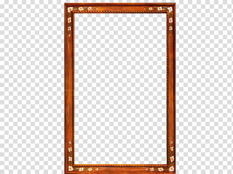 brown wooden frame transparent background PNG clipart