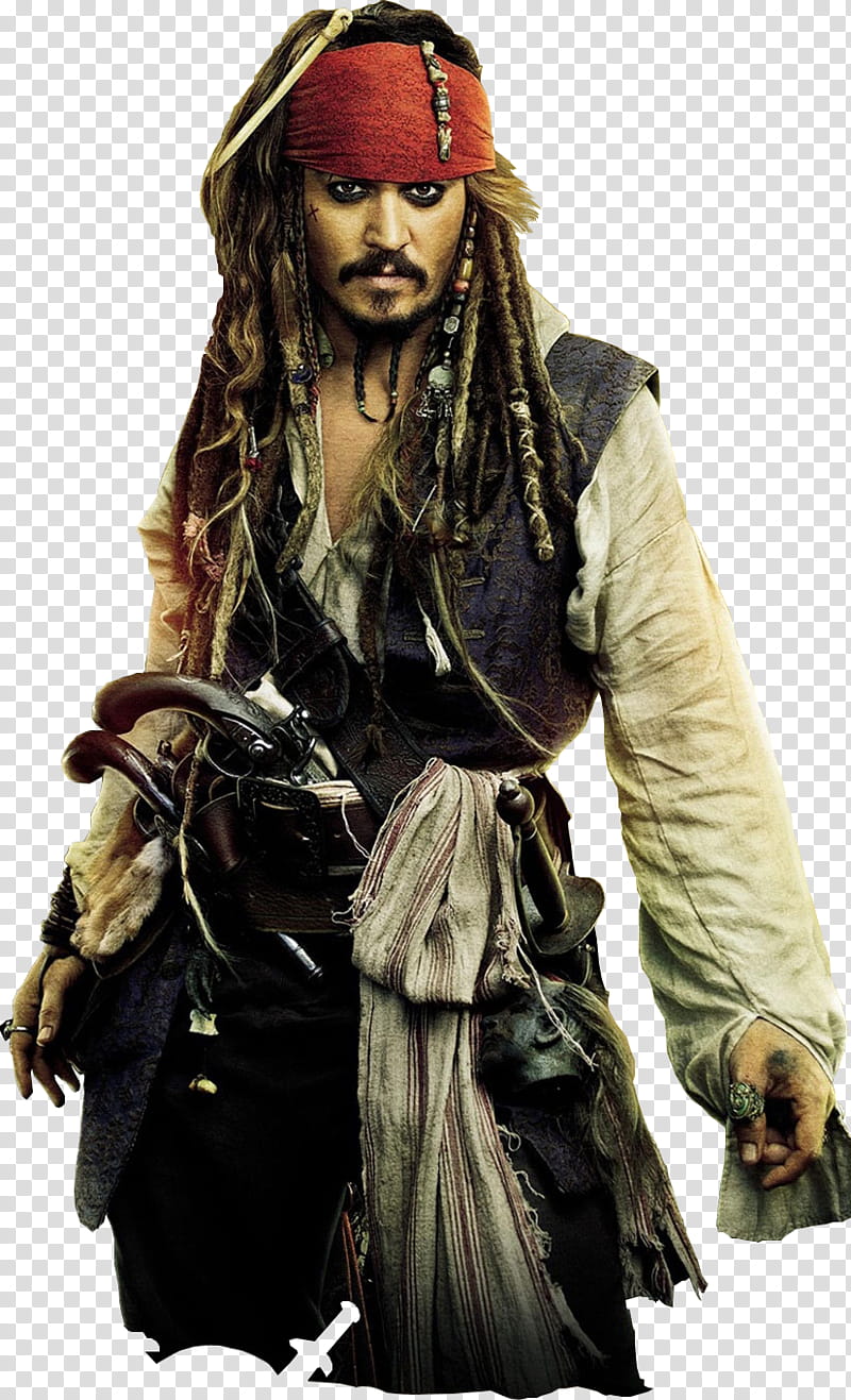 Captain Jack Sparrow Pirates of the Caribbean, Johnny Depp as Captain ...