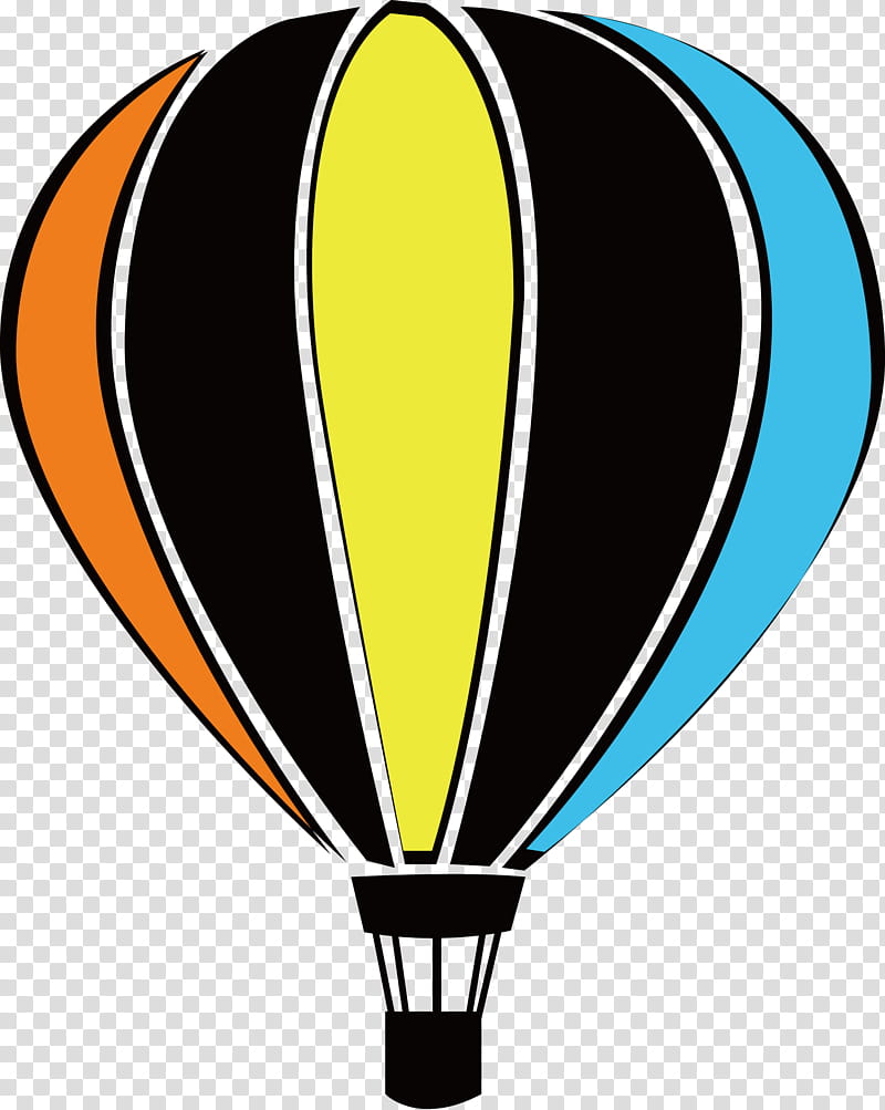 Hot Air Balloon, Hot Air Ballooning, Hydrogen, Color, Yellow, Line, Vehicle transparent background PNG clipart
