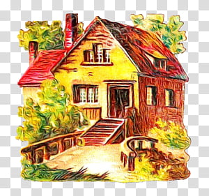 Watercolor Drawing, House, Victorian House, Cottage, Building, Home, Painting, Watercolor Paint transparent background PNG clipart thumbnail