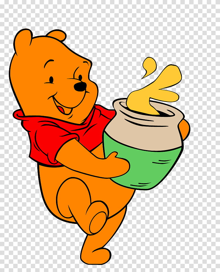Winnie the pooh bear transparent background PNG clipart