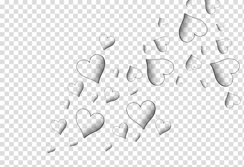 Pedido Corazones, white hearts print transparent background PNG clipart