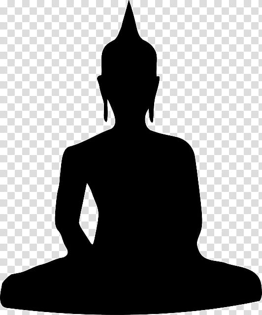Buddha, Buddhism, Sitting Buddha, Meditation, Silhouette, Buddhist Meditation, Religion, Drawing transparent background PNG clipart
