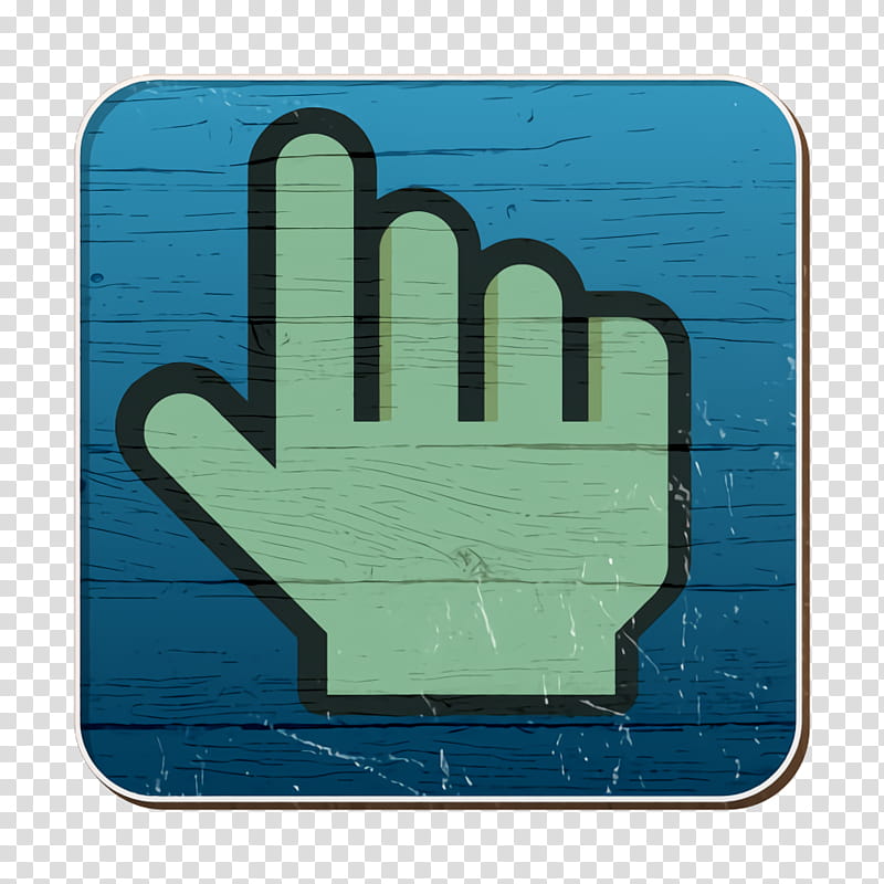 app icon application icon interface icon, Program Icon, Software Icon, Ui Icon, Finger, Hand, Turquoise, Gesture transparent background PNG clipart