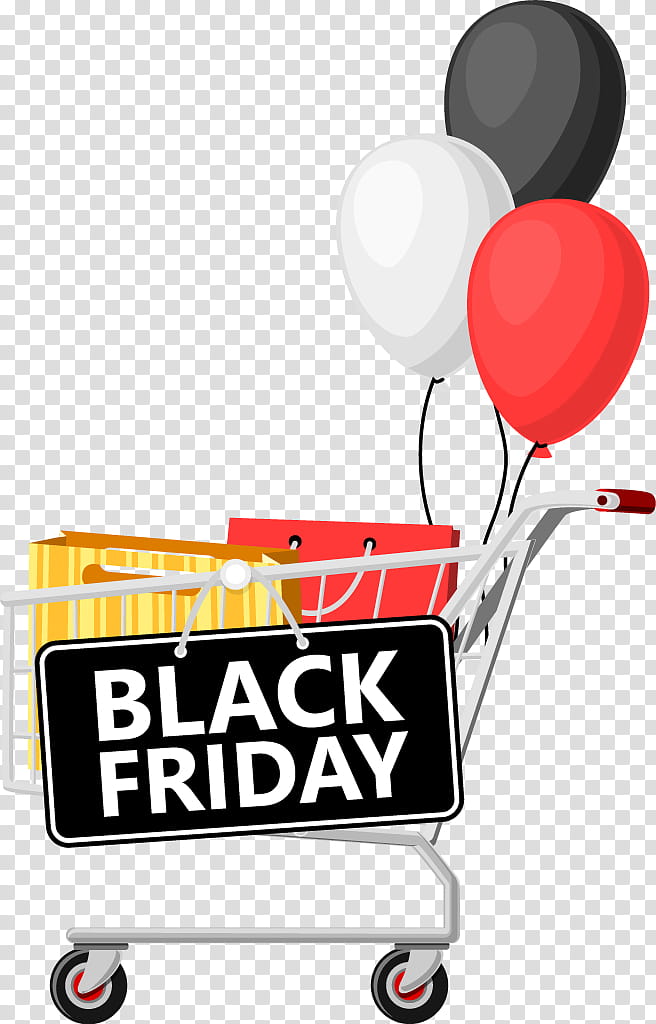 Black Friday Shopping Bag, Sales, Shopping Cart, Goods, Discounts And Allowances, Business, Balloon, Line transparent background PNG clipart
