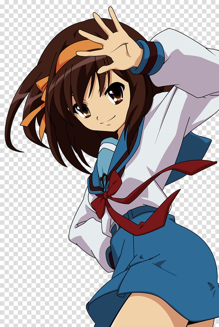 Haruhi Suzumiya transparent background PNG clipart