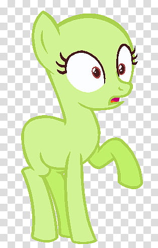 thumbelinas face throughout most of the movie base, neon green My Little Pony drawing transparent background PNG clipart