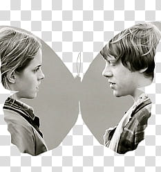 Emma Watson and Rupert Grint transparent background PNG clipart