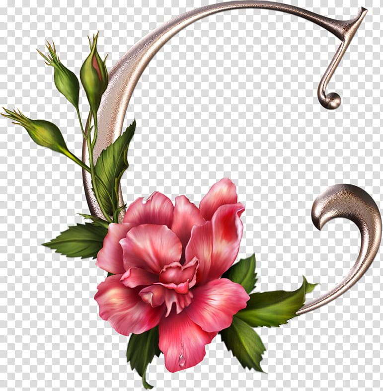 Flower Monogram PNG Transparent Images Free Download