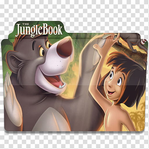 Disney Movies Icon Folder Pack, The Jungle Book transparent background PNG clipart