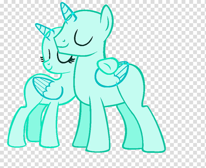 MLP Base , two pony characters transparent background PNG clipart