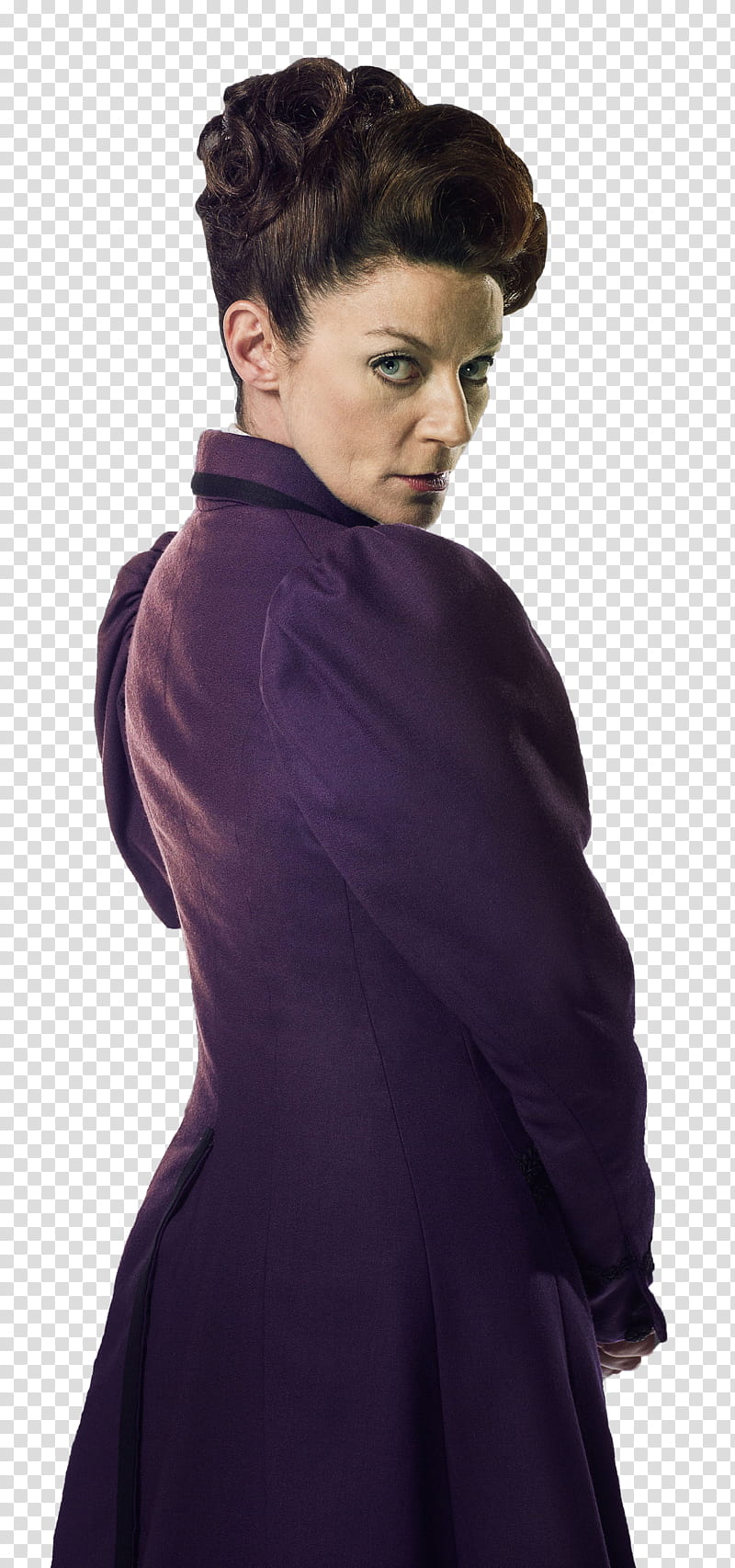 Doctor Who Season , woman wearing purple dress transparent background PNG clipart