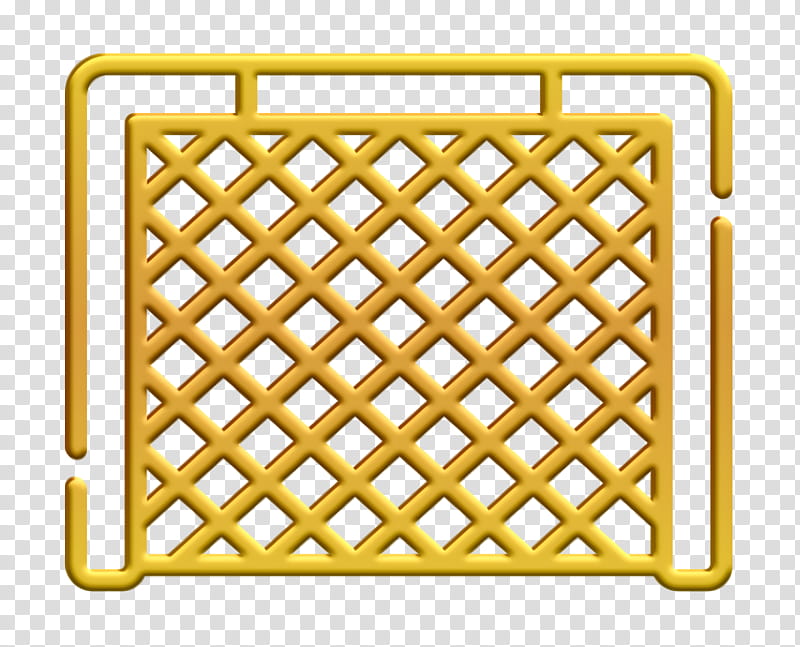 Goal icon Hockey icon, Yellow, Line, Square, Rectangle transparent background PNG clipart