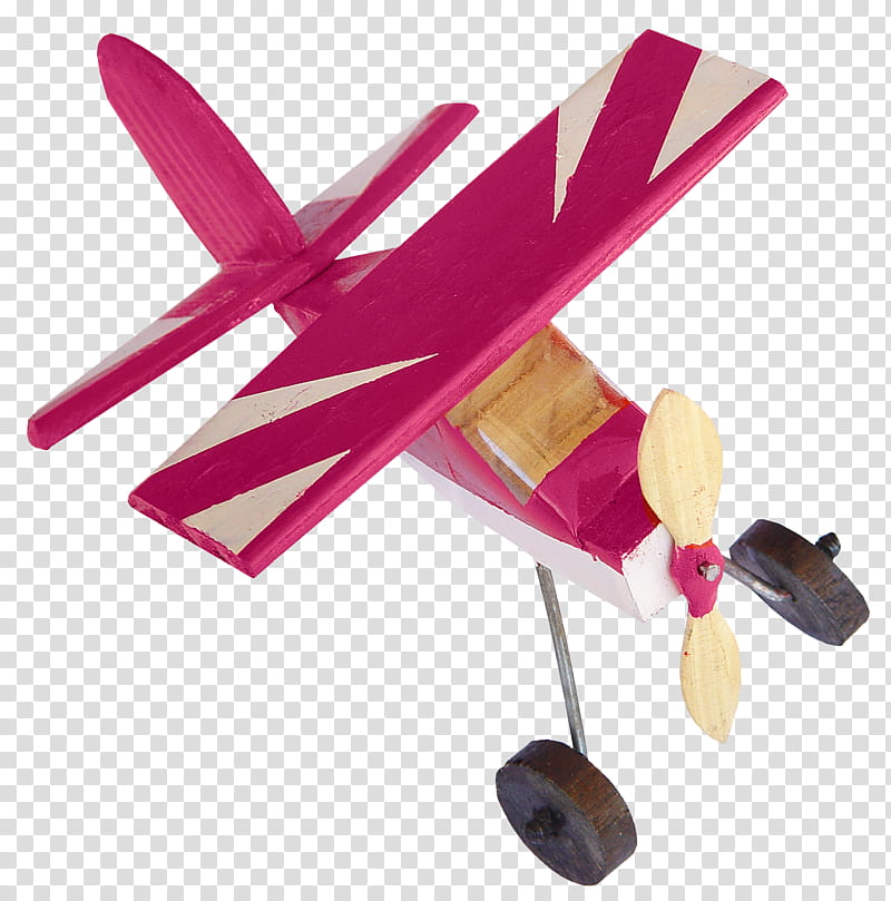 Fly with me, pink and white airplane toy transparent background PNG clipart