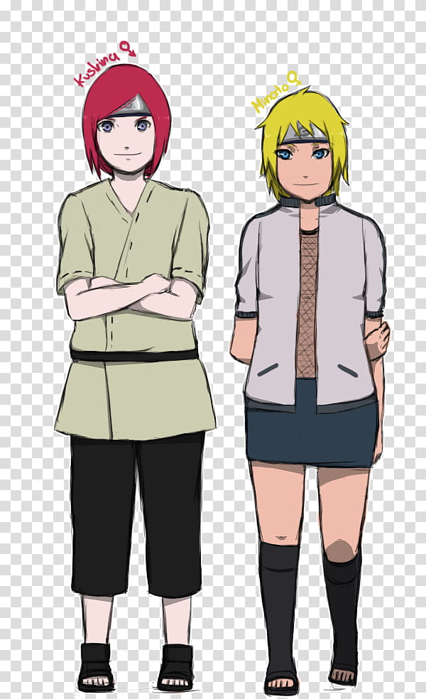 Minato x Kushina gender bender, Naruto characters transparent background PNG clipart