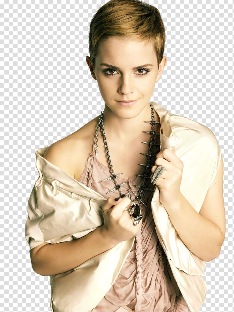 Emma Watson , Emma Watson holding her blouse transparent background PNG clipart