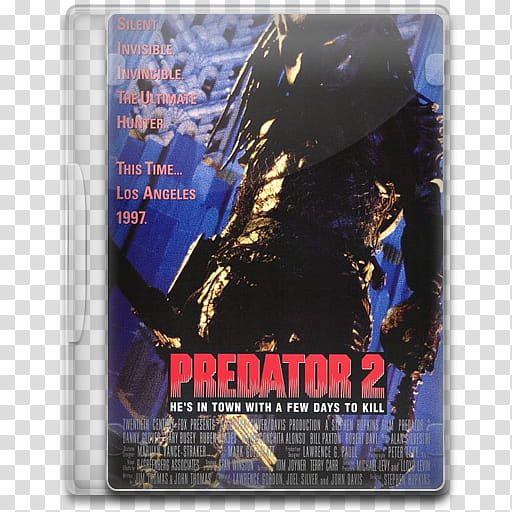 Movie Icon , Predator , Predator  DVD case illustration transparent background PNG clipart