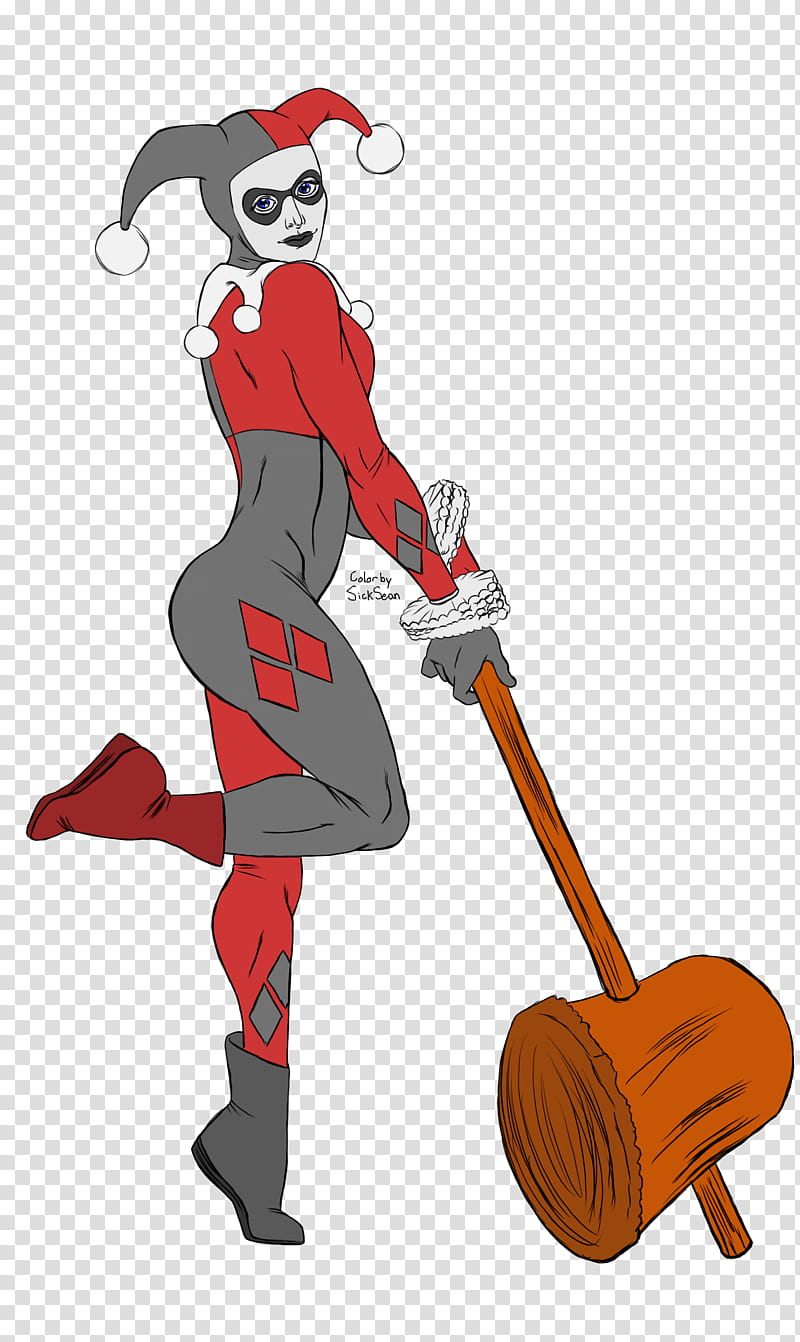 Harley Quinn Posing transparent background PNG clipart