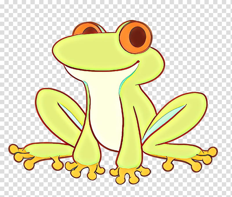 Green Flower, Tree Frog, True Frog, Toad, Beak, Cartoon, Yellow, Agalychnis transparent background PNG clipart