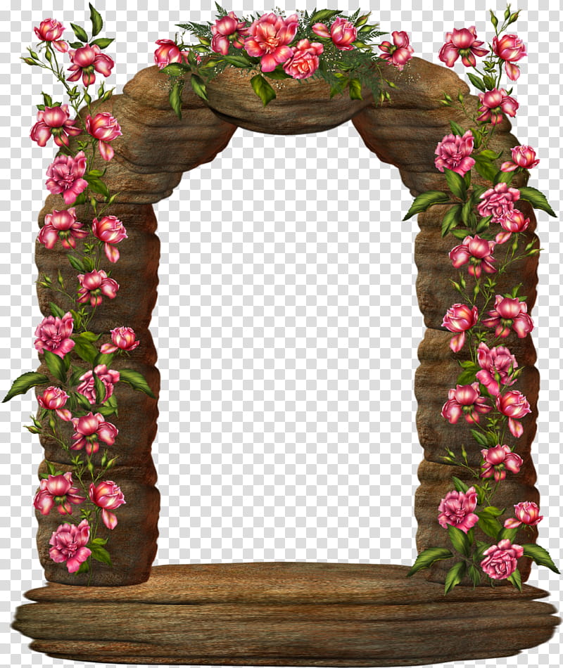 Flower Wreath Frame, Door, Floral Design, Frames, Ornament, Arch, Garland, Cut Flowers transparent background PNG clipart