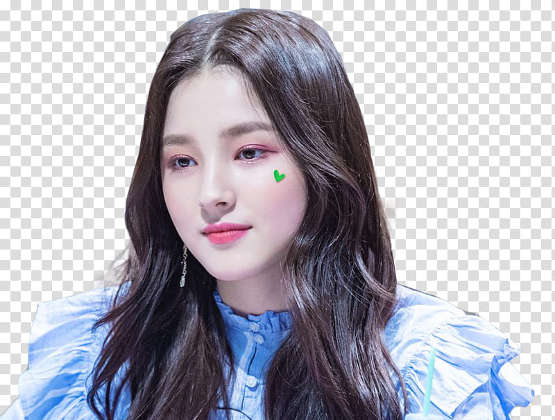 NANCY MOMOLAND, Momoland Nancy McDonie wearing blue dress transparent background PNG clipart