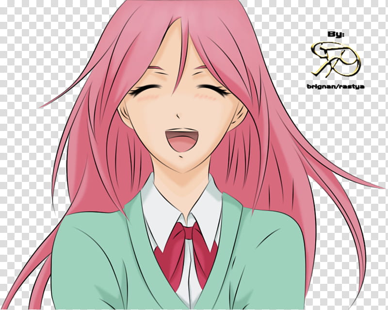 Satsuki Momoi Raw, female animated character art transparent background PNG clipart