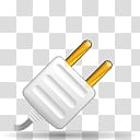 Oxygen Refit, _exchange-connector, white and gold plug icon transparent background PNG clipart