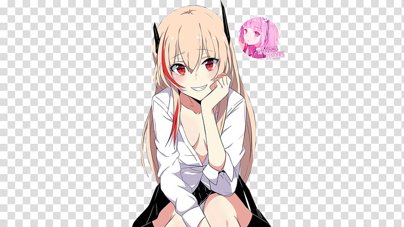 Anime Render, smiling woman illustration transparent background PNG clipart