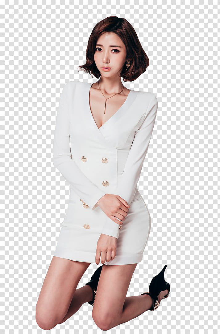 SPECIAL  WATCHERS, woman wearing white long-sleeved dress transparent background PNG clipart