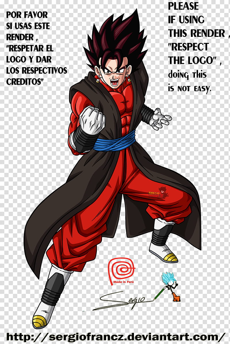 Xeno Vegetto transparent background PNG clipart