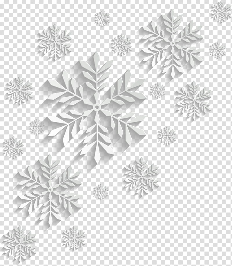Black And White Flower, Snowflake, Snowflake Schema, Christmas Day, Shape, Textile, Black And White
, Leaf transparent background PNG clipart
