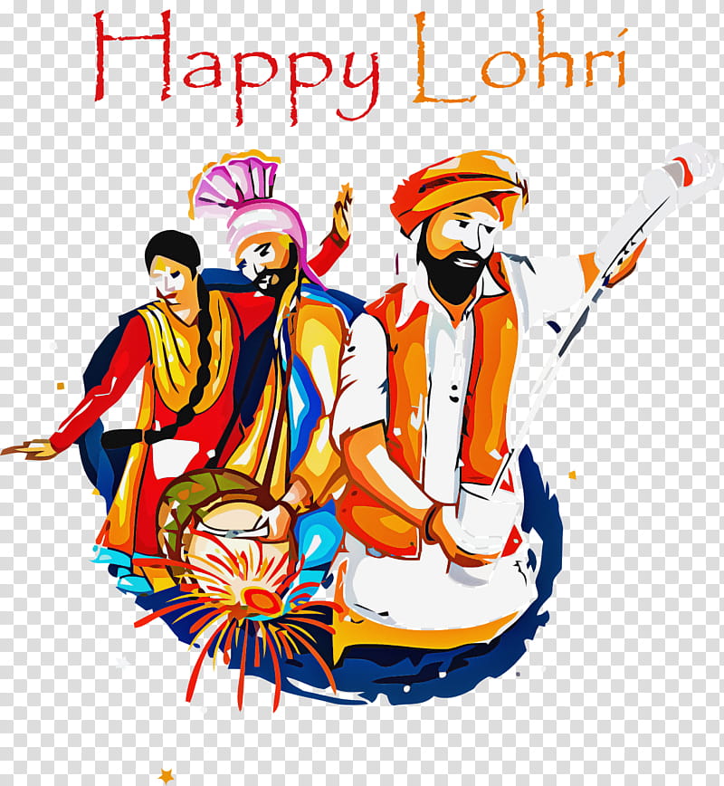 lohri happy lohri, Indian Musical Instruments, Hand Drum transparent background PNG clipart